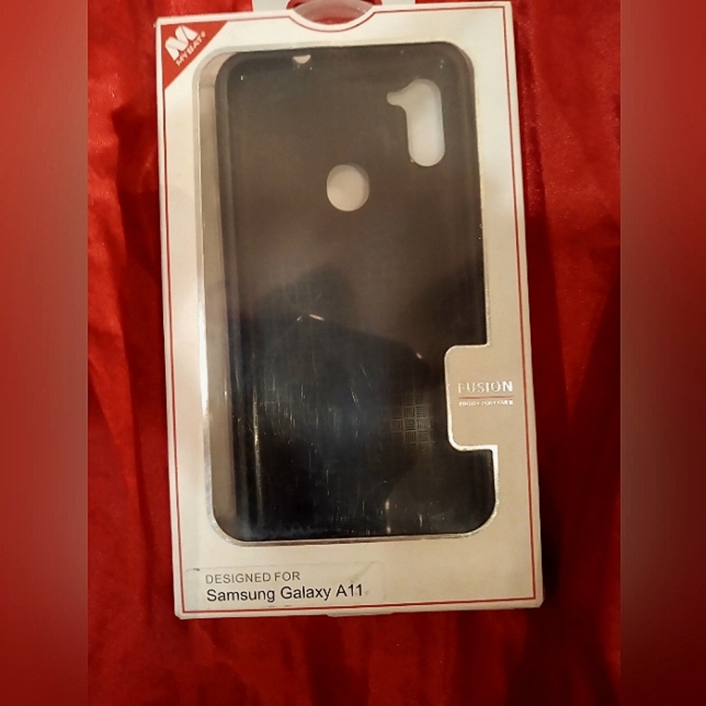 🎁 NWT Black on Black MyBat Premium Protective Phone Case For Samsung Galaxy A11